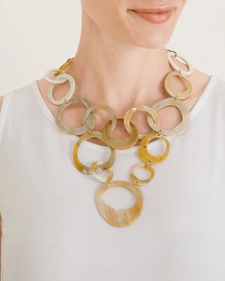 Convertible Multi-Strand Horn Necklace