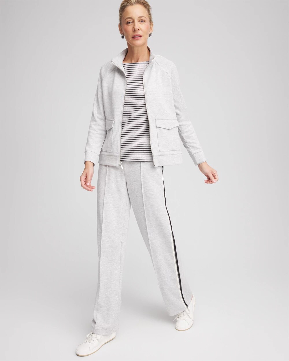 Zenergy® Block Stripe Pullover