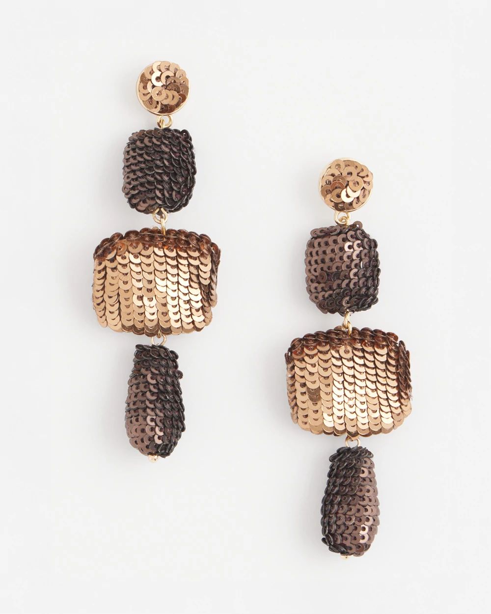No Droop™ Sequin Drop Earrings