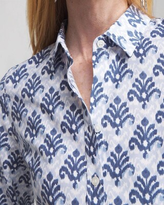 No Iron™ Stretch Ikat Shirt