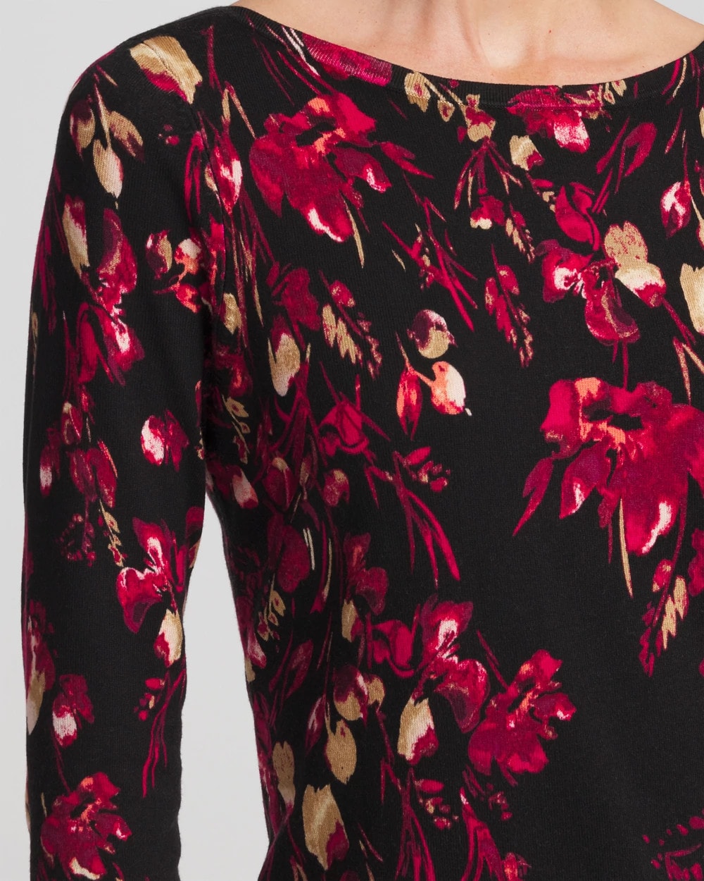 Fall Leaf Long Sleeve Pullover Sweater