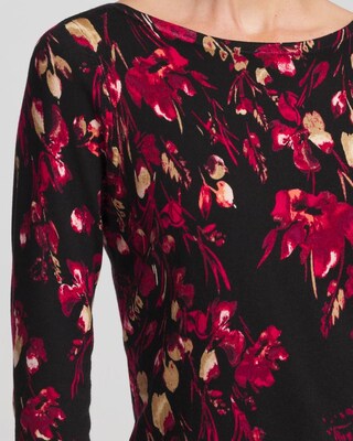 Fall Leaf Long Sleeve Pullover Sweater click to view larger image.