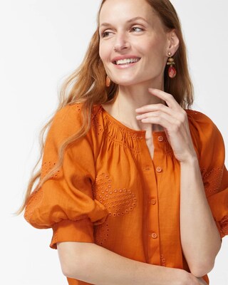 Cutwork Blouse