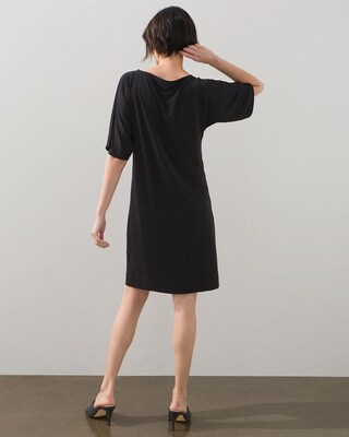 Black Label Easy Boat Neck Dress