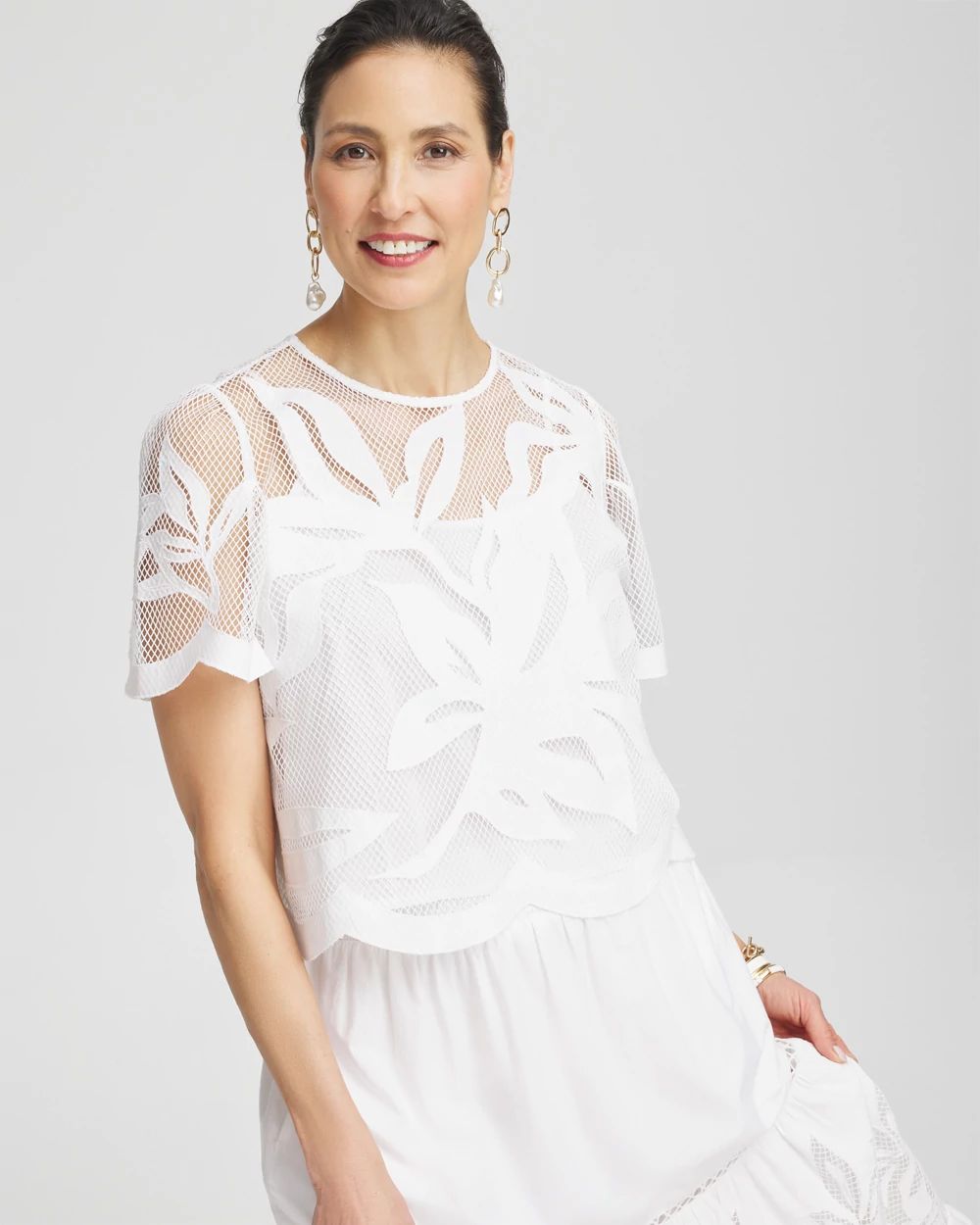 Applique Cut Work Top