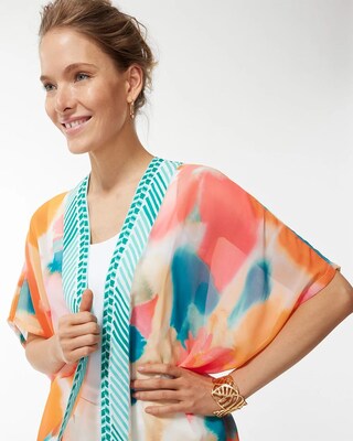Sheer Mid Length Ruana