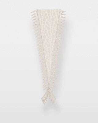 Lace Fringe Scarf