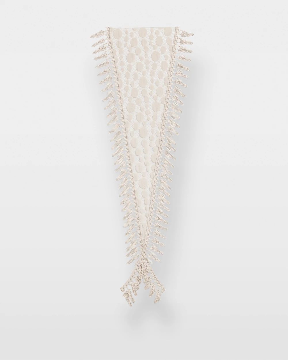 Lace Fringe Scarf