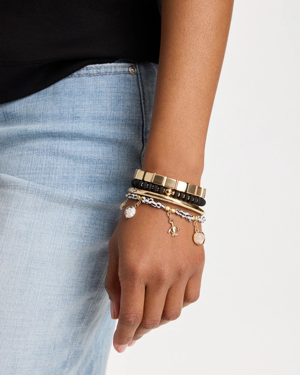 Beachy Charm Stretch Bracelet