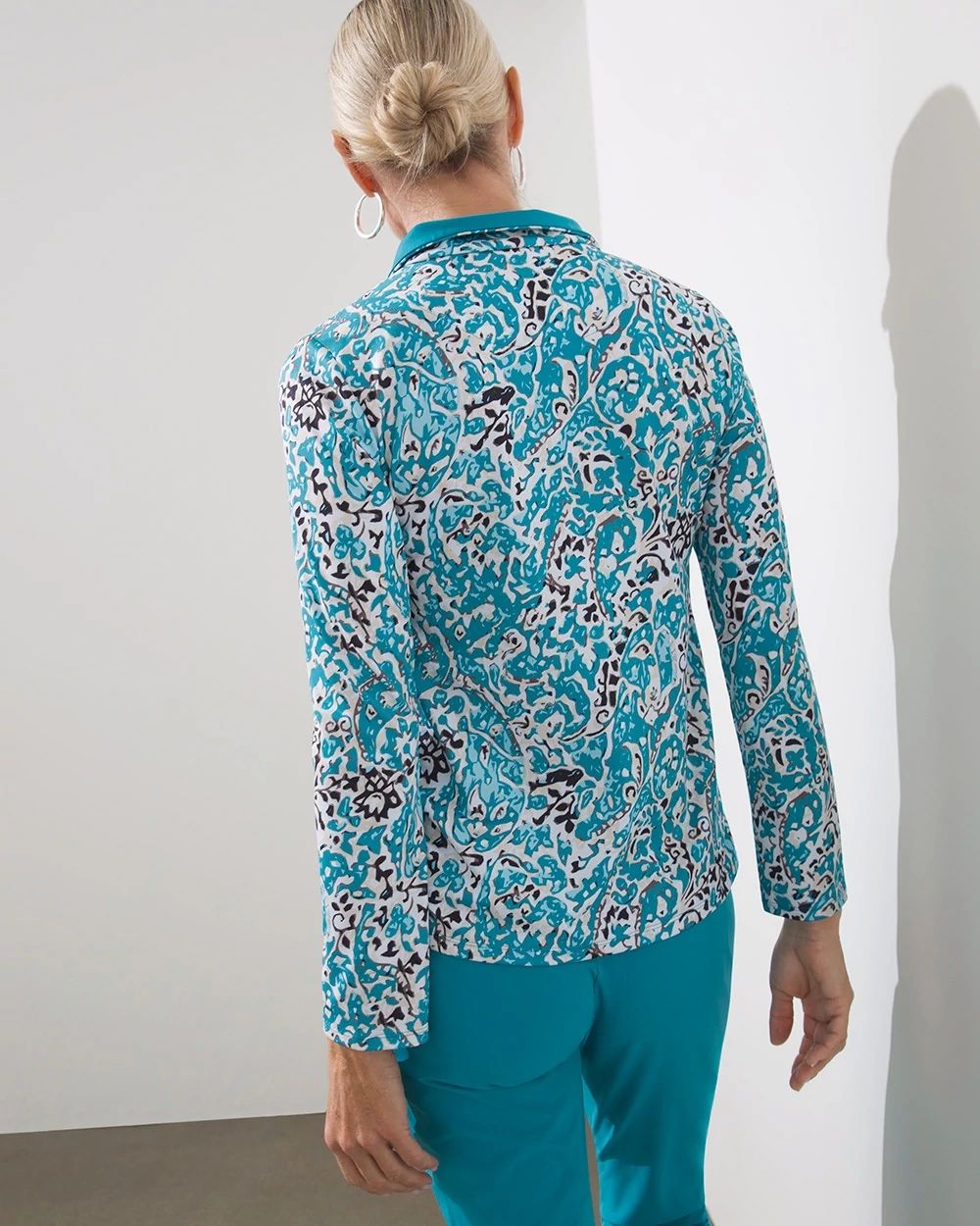 Zenergy UPF Paisley Bungee Pullover