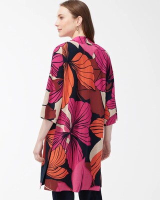 Travelers Collection Floral Cardigan