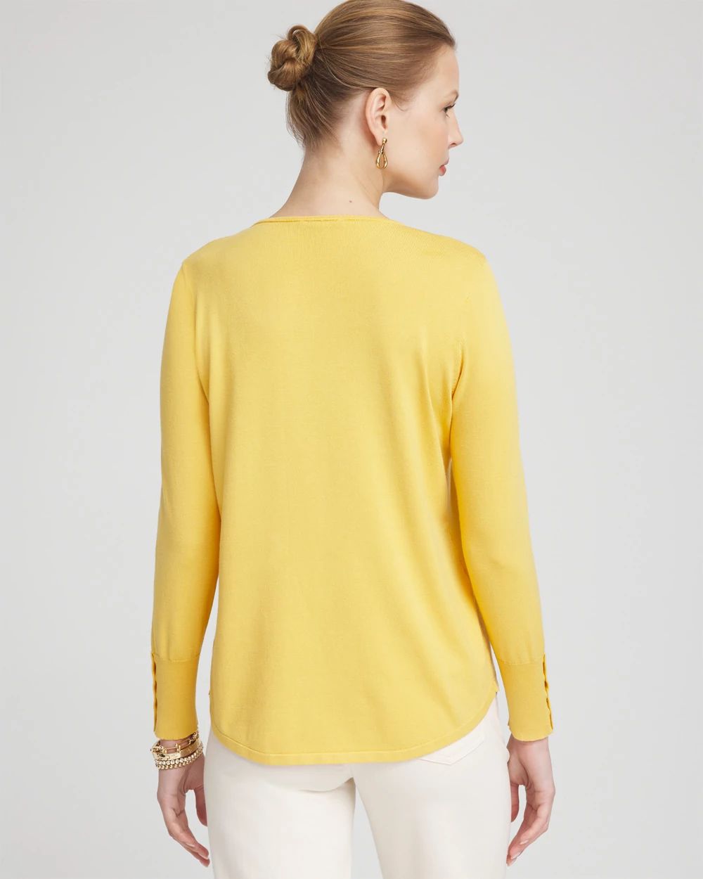 Ella V-Neck Pullover Sweater