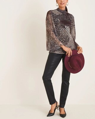 Coated Jeggings