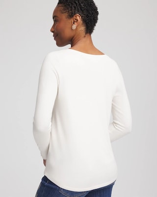 Ella Bateau Pullover Sweater click to view larger image.