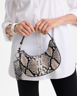Sheepskin Python Purse Bag Charm Set click to view larger image.