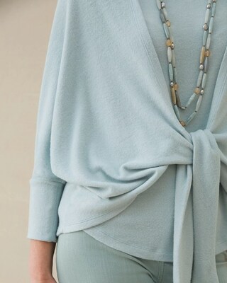 Cozy Knit Front-Tie Cardigan