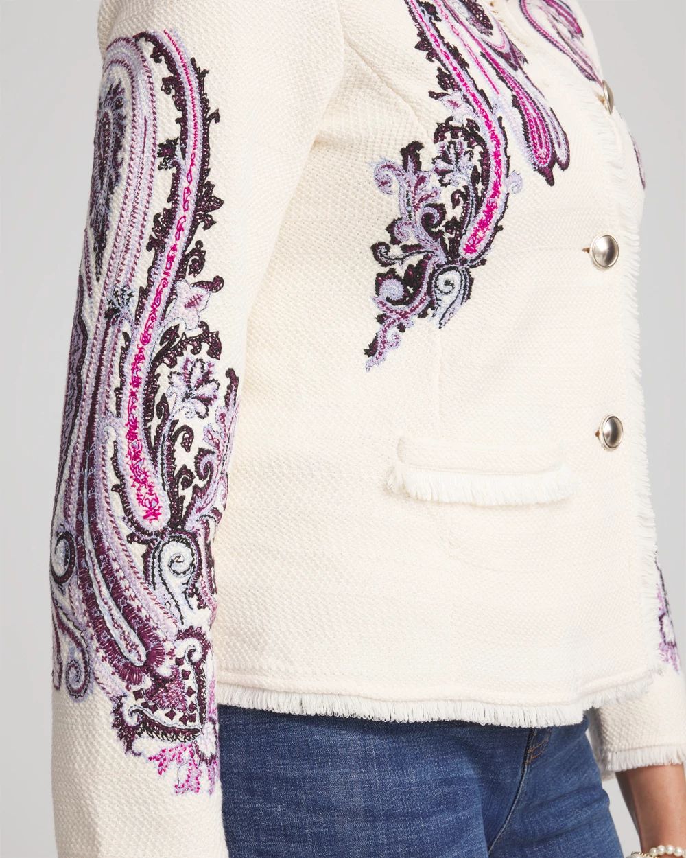 Embroidered Paisley Lady Jacket