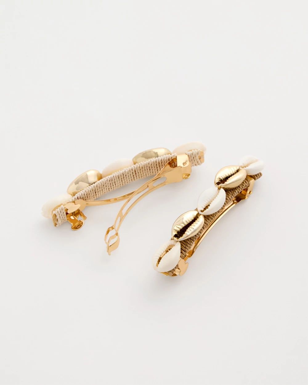 Seashell-Inspired Hair Clip Set