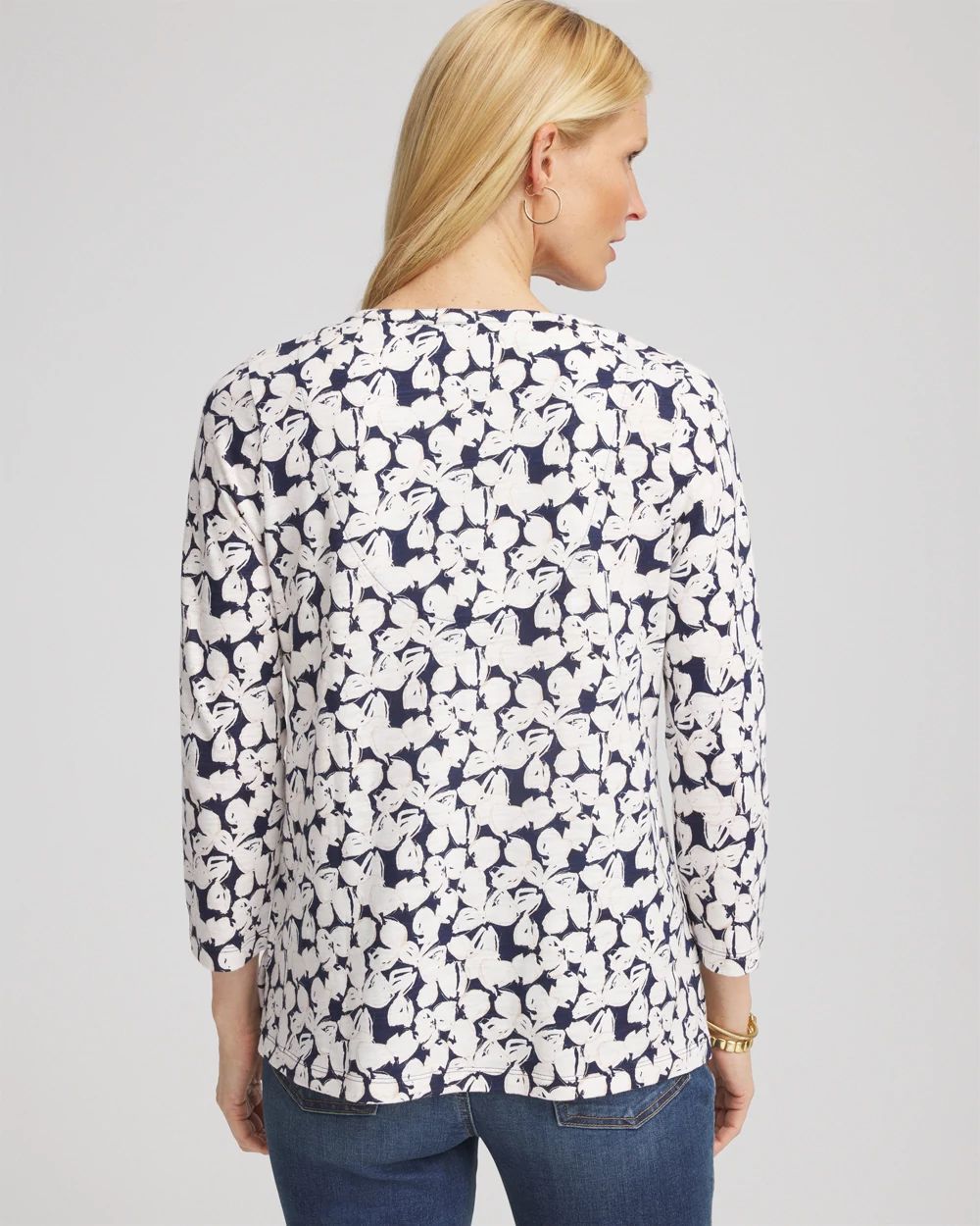 Slub Split Neck Henley Tee