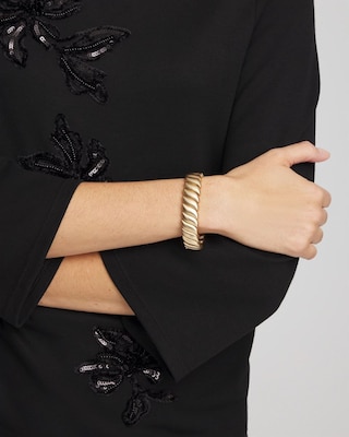 Matte Twist Stretch Bracelet click to view larger image.