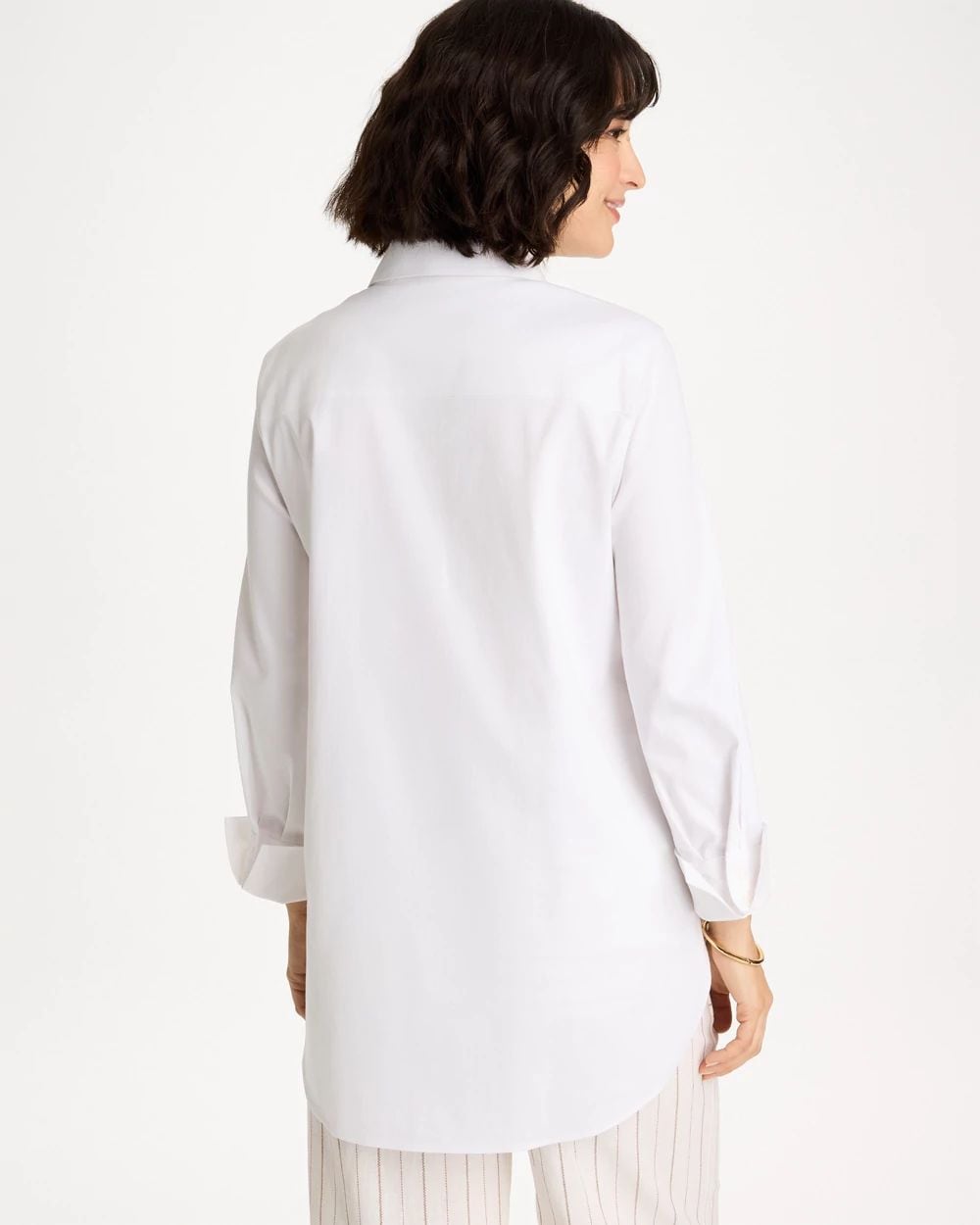 No Iron™ Stretch Popover Tunic click to view larger image.