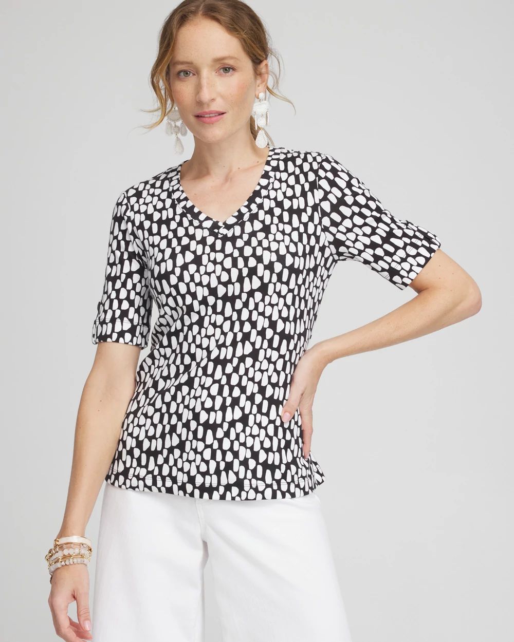 Pebbles Everyday V-neck Tee