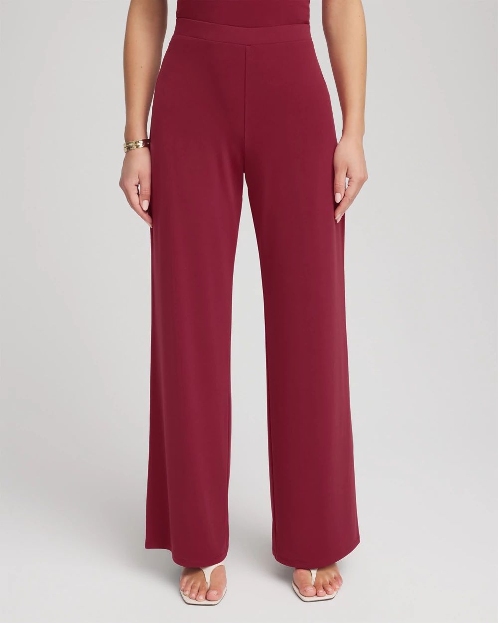 Travelers™ Knit Wide-Leg Pants