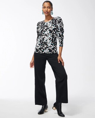Touch of Cool Dot Romance Sleeve Top
