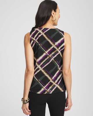 Plaid Mesh Tank click to view larger image.