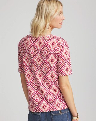 Ikat Slub Short Sleeve Tee click to view larger image.
