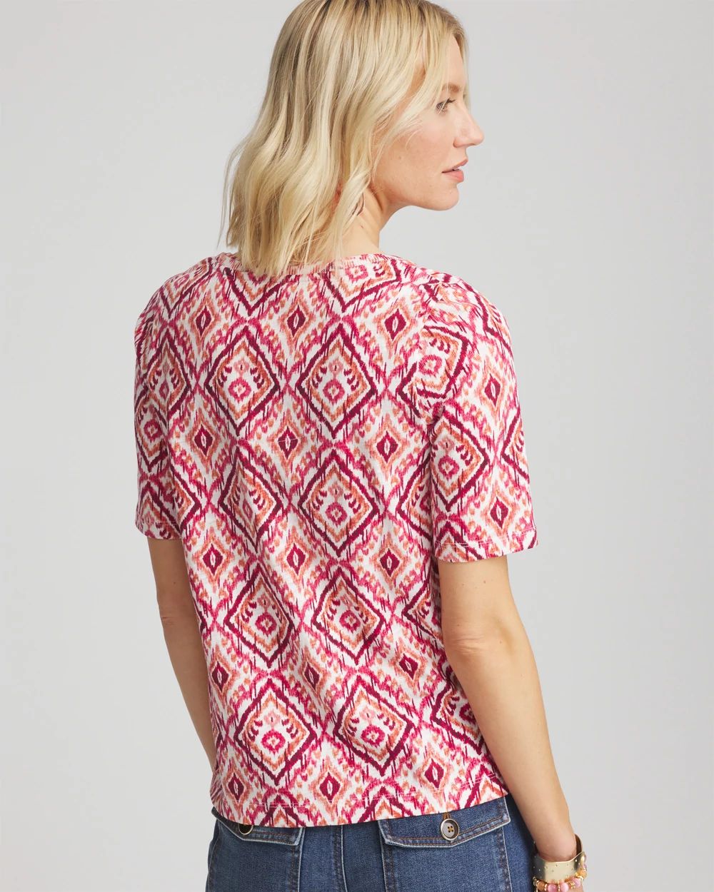 Ikat Slub Short Sleeve Tee click to view larger image.