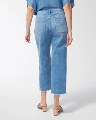 High Rise Straight Crops