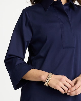 No Iron™ Stretch Popover Tunic click to view larger image.