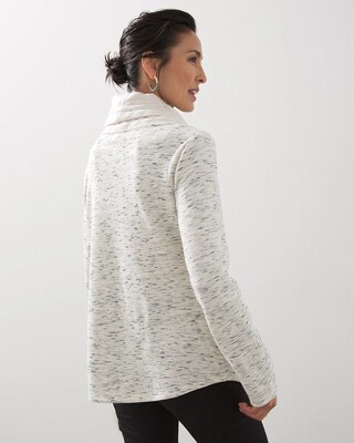 Zenergy Quilted Cowl Neck Tunic