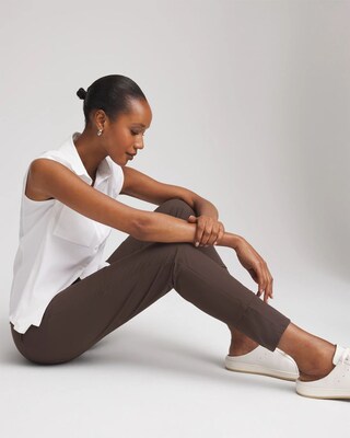 Zenergy® Seam Detail Stretch Pants click to view larger image.