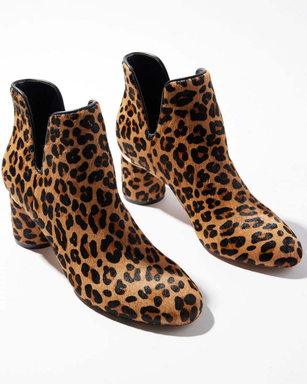 Animal Print Haircalf Boots