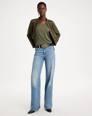 High-Rise Wide-Leg Jeans