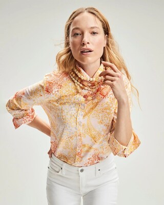 No Iron Coastal Paisley Shirt