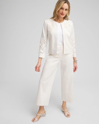 Floral Cutwork Jacket