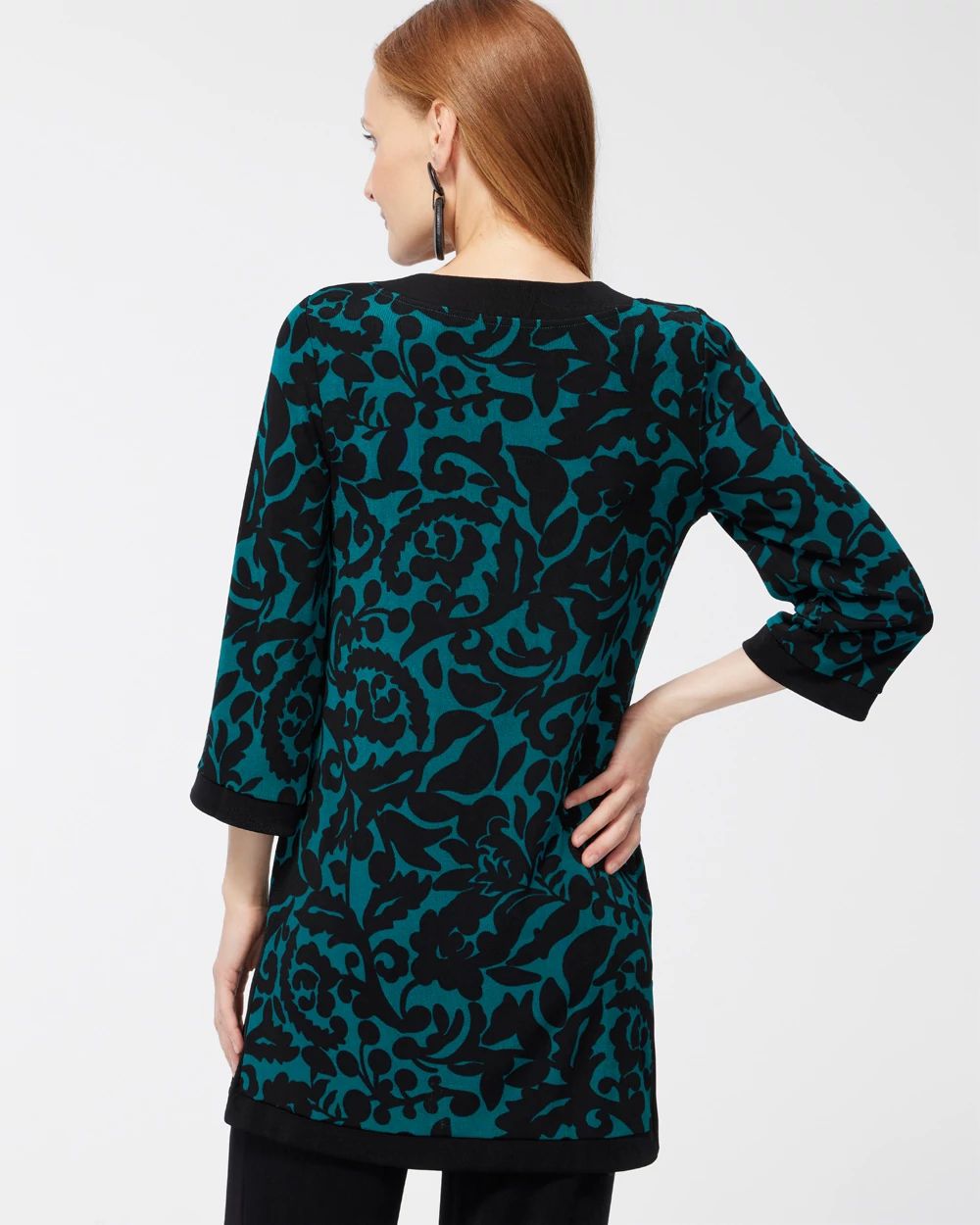 Travelers Foliage Long Sleeve Kurta