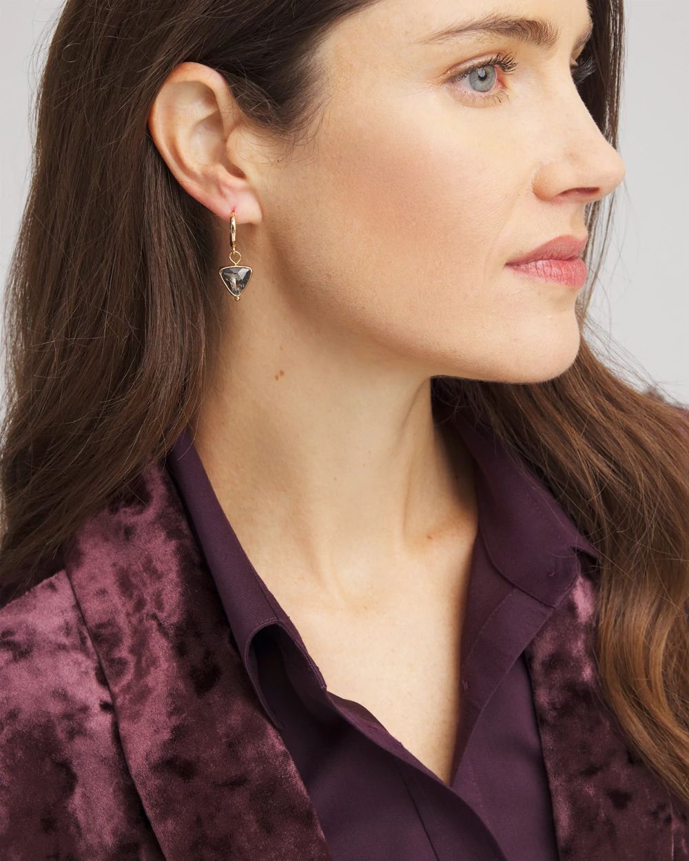 Triangle Drop Earrings