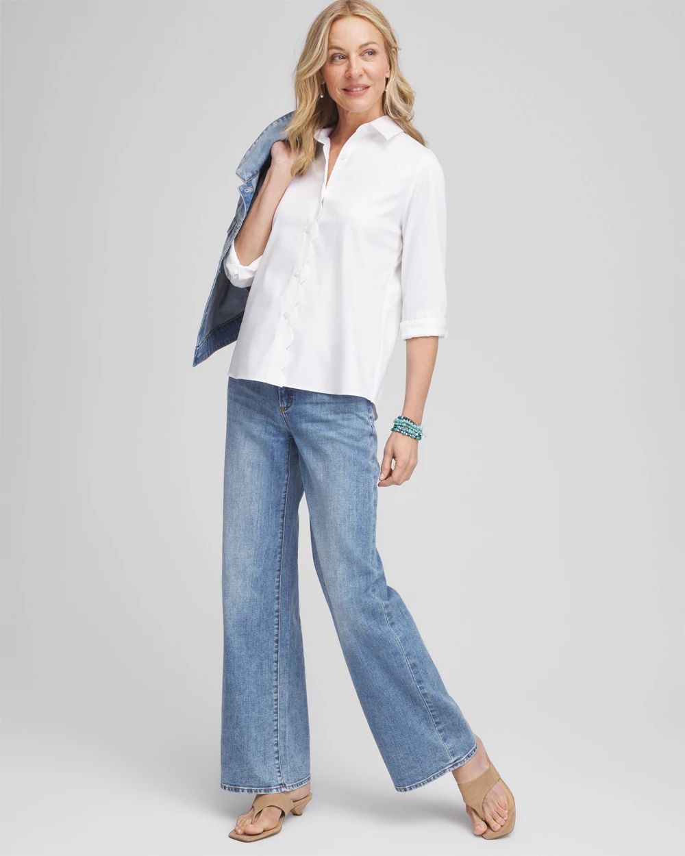 High Rise Wide Leg Jeans