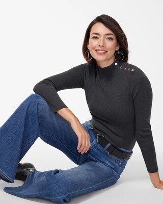 ECOVERO Mock Neck Sweater
