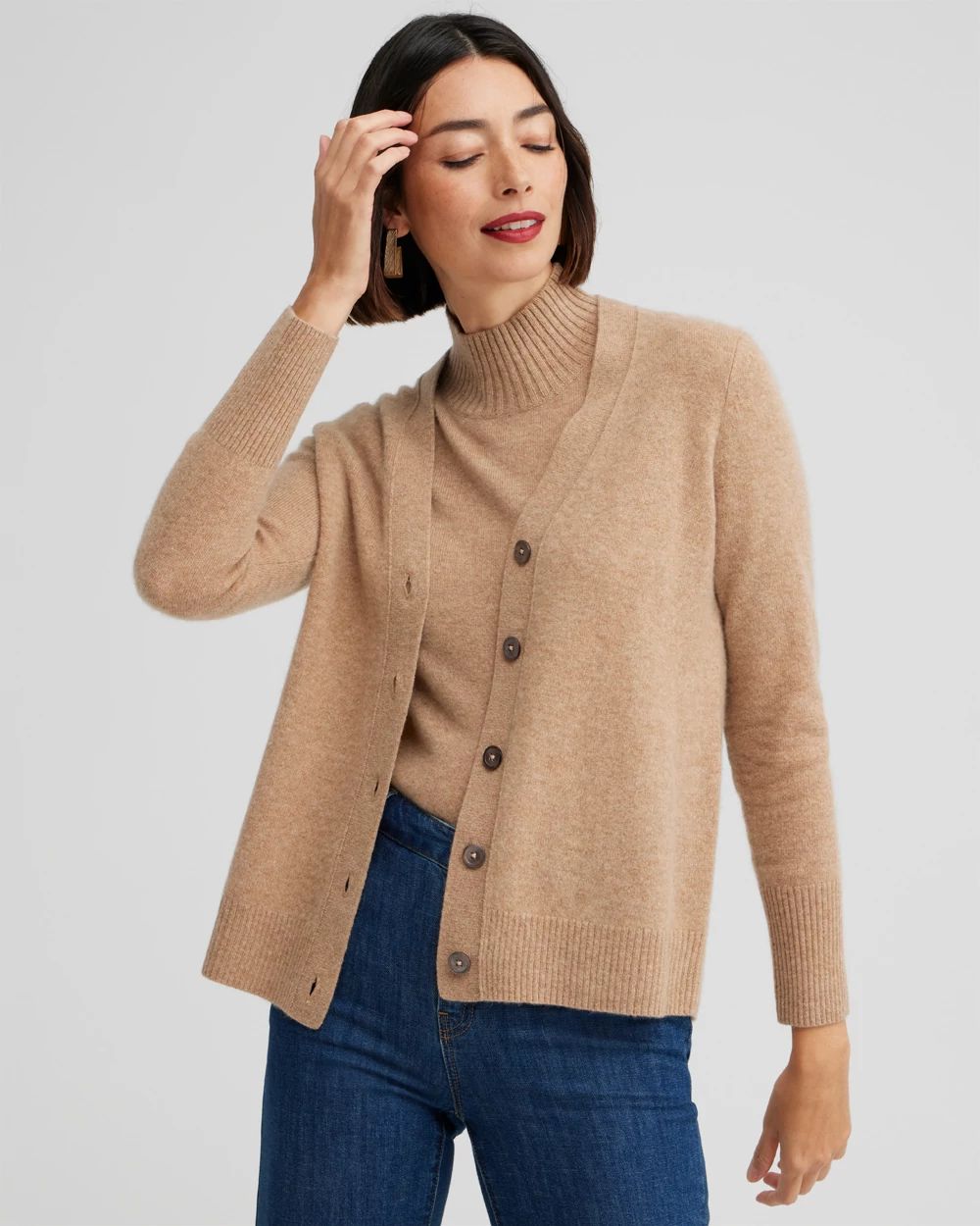 Cashmere Cardigan Sweater