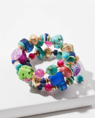 Beaded Coil Bracelet