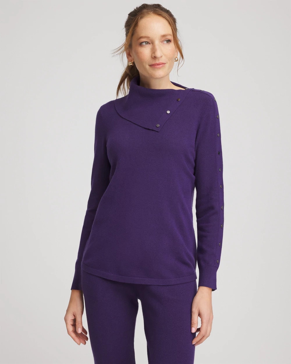 Zenergy® Luxe Envelope Neck Sweater