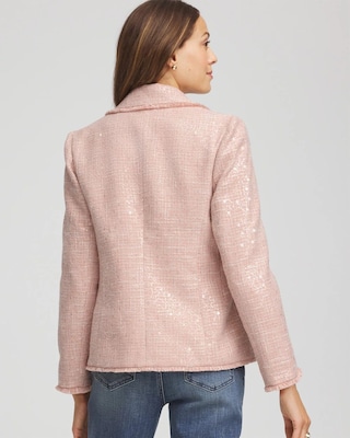 Party Tweed Sequins Blazer click to view larger image.