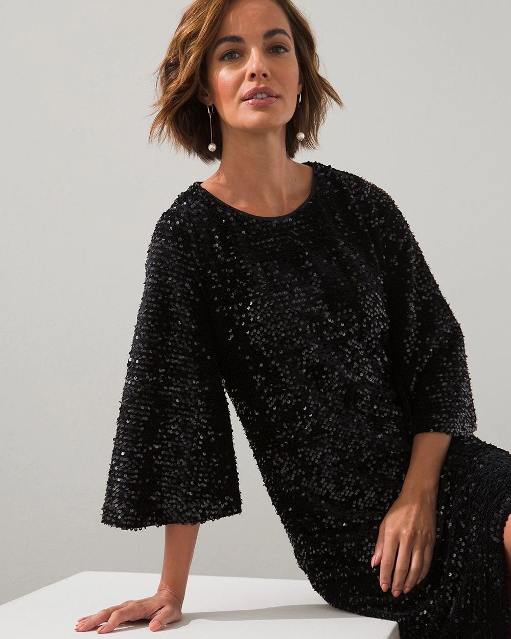 Velvet Sequin Dress