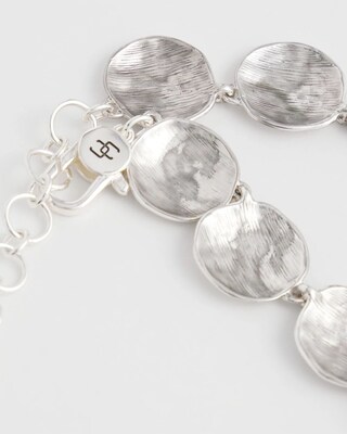 Silver Tone Circles Collar click to view larger image.