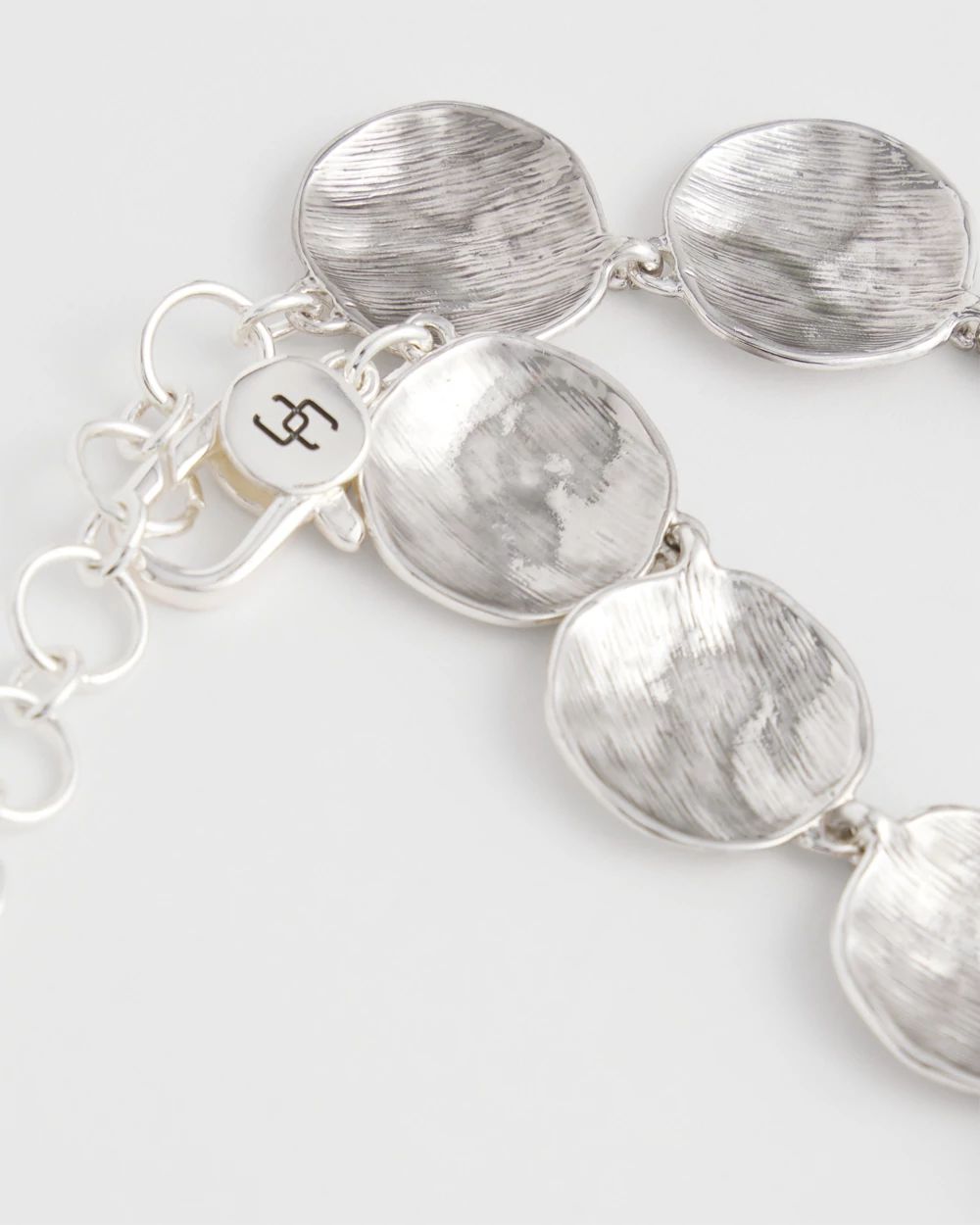 Silver Tone Circles Collar